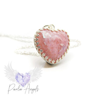 Heart Ashes Necklace pink ashes heart necklace ashes jewelry keepsake