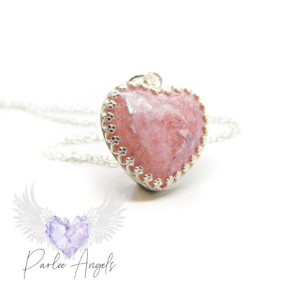 Heart Ashes Necklace pink ashes heart necklace ashes jewelry keepsake